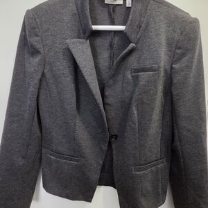 Halogen Dark Gray Tailored Blazer Jacket